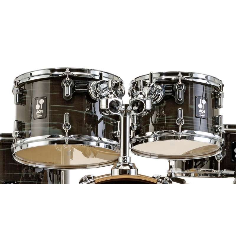 מערכת תופים 5 חלקים + אביזרים "20 SONOR AQ1 Studio Set Woodgrain Black — תמונה 3