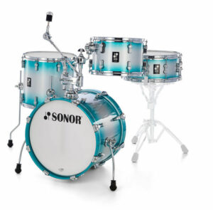 מערכת תופים 4 חלקים ללא אביזרים "16 SONOR AQ2 Safari Set ASB 17333 Aqua Silver Bur
