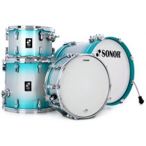 מערכת תופים 4 חלקים ללא אביזרים "18 SONOR AQ2 Bop Set ASB 17333 Aqua Silver Burst — תמונה 4