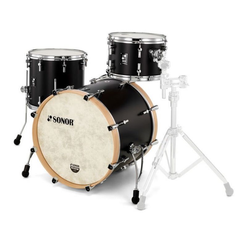 מערכת תופים 3 חלקים "20 SONOR SQ1 320 Set NM GTB 17336 GT Black — תמונה 2