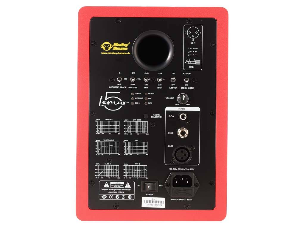 מוניטור אולפני 5″ שחור Monkey Banana Lemur 5 — תמונה 2