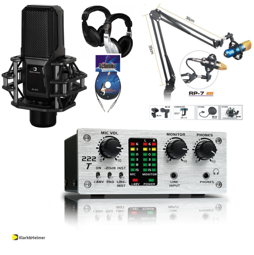 חבילת אולפן ביתי מקצועי (Klark&Helmer Pro1 (B10 \ 222