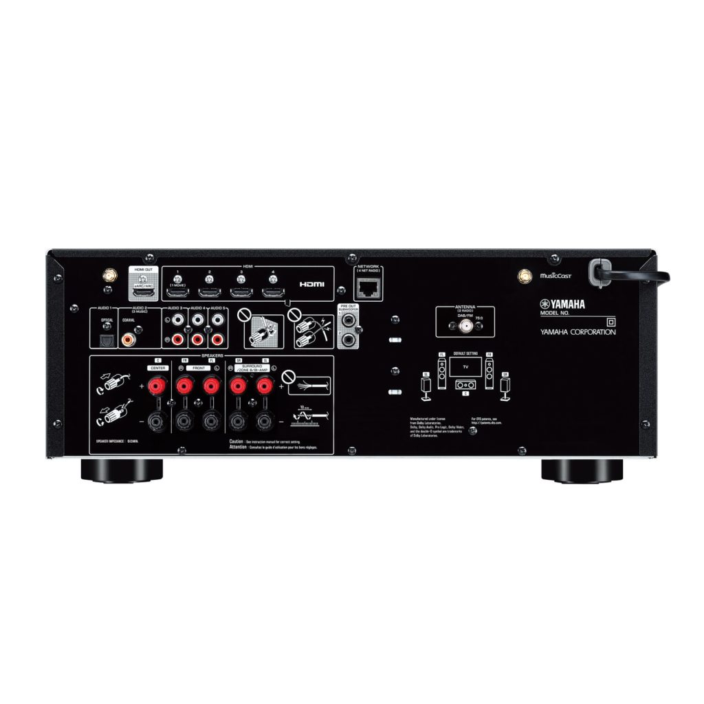 רסיבר ‏5.2 ‏ערוצים Yamaha RX-V4A ימאהה — תמונה 3