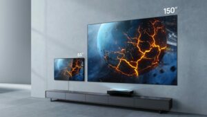 מקרן לייזר UST צמוד קיר \ טווח קצר Xgimi Aura 4K