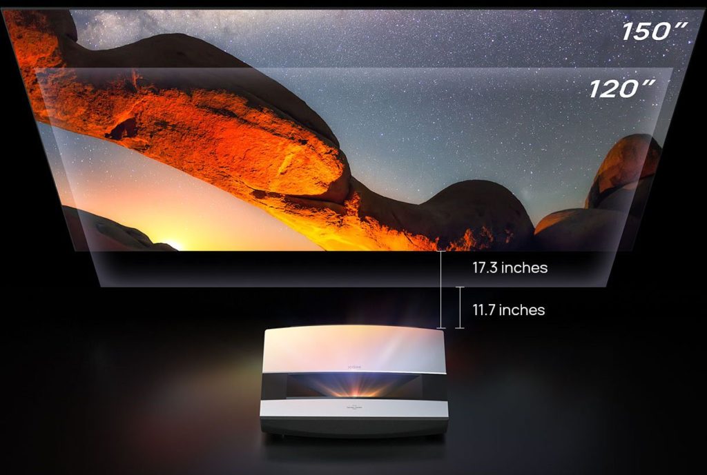 מקרן לייזר UST צמוד קיר \ טווח קצר Xgimi Aura 4K — תמונה 4