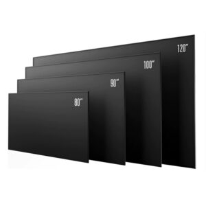 מסך הקרנה קבוע למקרן לייזר Jeason Screen בגודל 100"