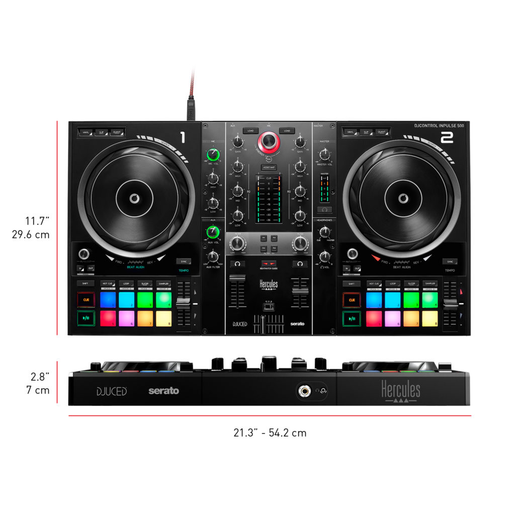 קונטרולר DJ דיג׳יי Hercules INPULSE 500 — תמונה 4