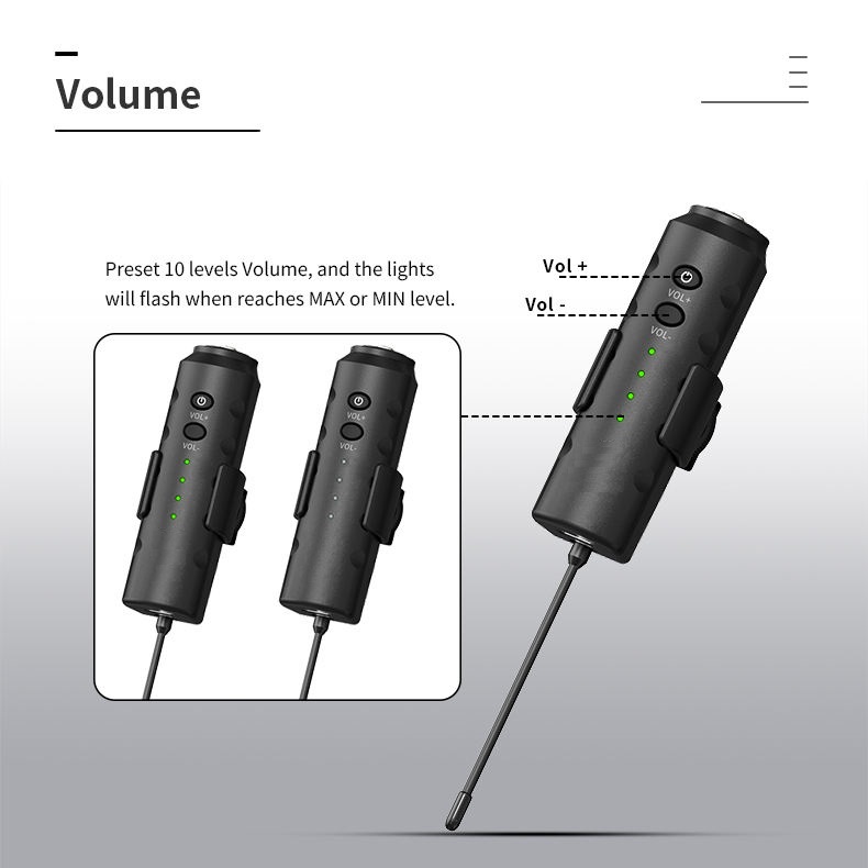 מוניטור אלחוטי מקצועי לזמרים TRX Audio Pro-3000 — תמונה 4