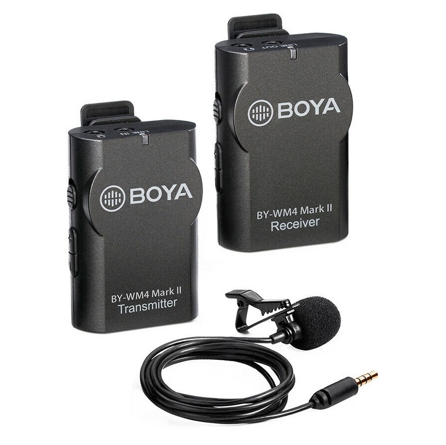 מיקרופון דש אלחוטי לסמארטפון Boya BY-WM4 Pro