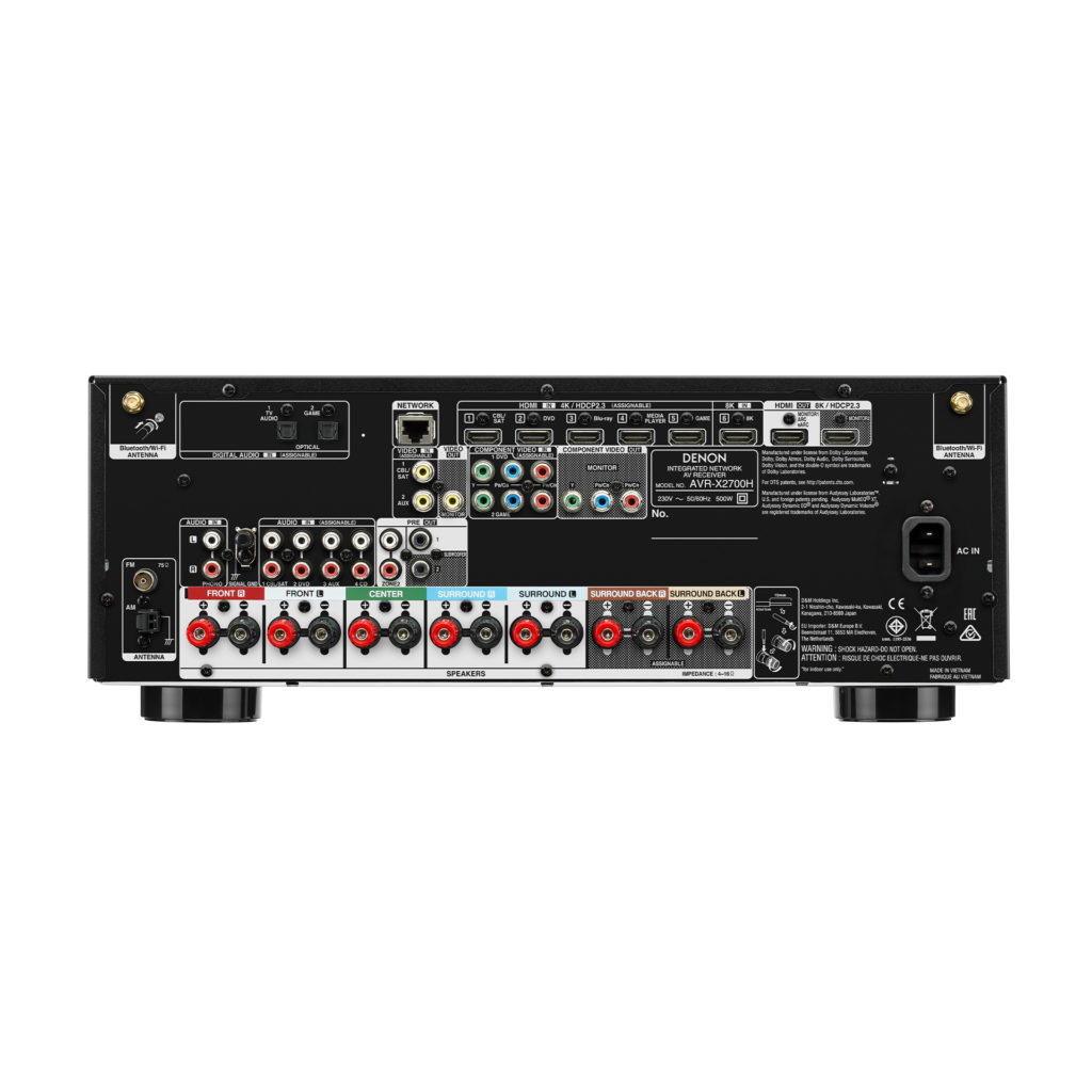 רסיבר ‏7.2 ‏ערוצים Denon AVR-X2700H דנון — תמונה 2