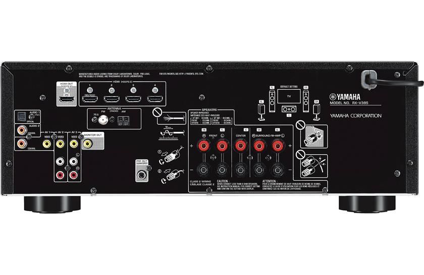 רסיבר ‏5.1 ‏ערוצים Yamaha RX-V385 ימאהה — תמונה 2