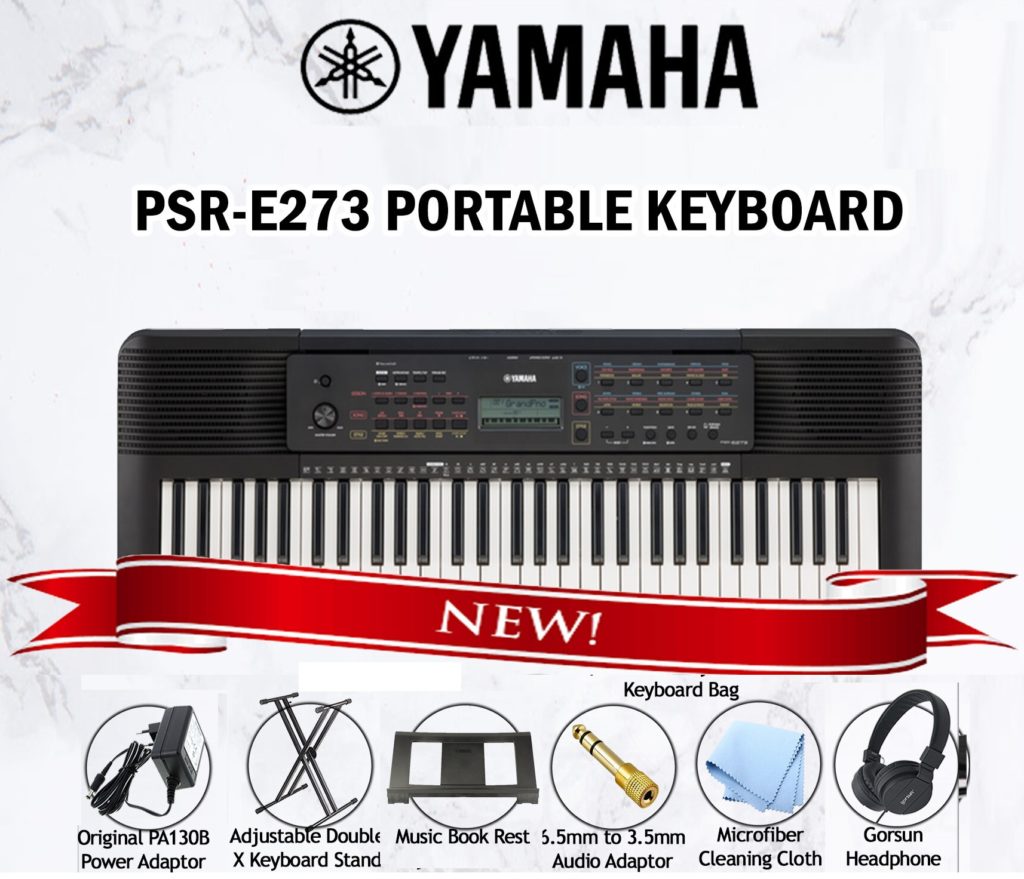 חבילת נגינה Yamaha PSR E273 למתחילים !
