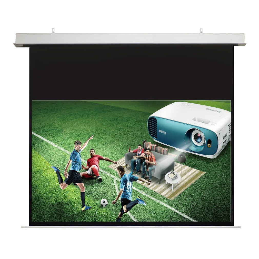 מסך הקרנה חשמלי שקוע תקרה 106" (16:9) Jeason Screen Blue-Diamond