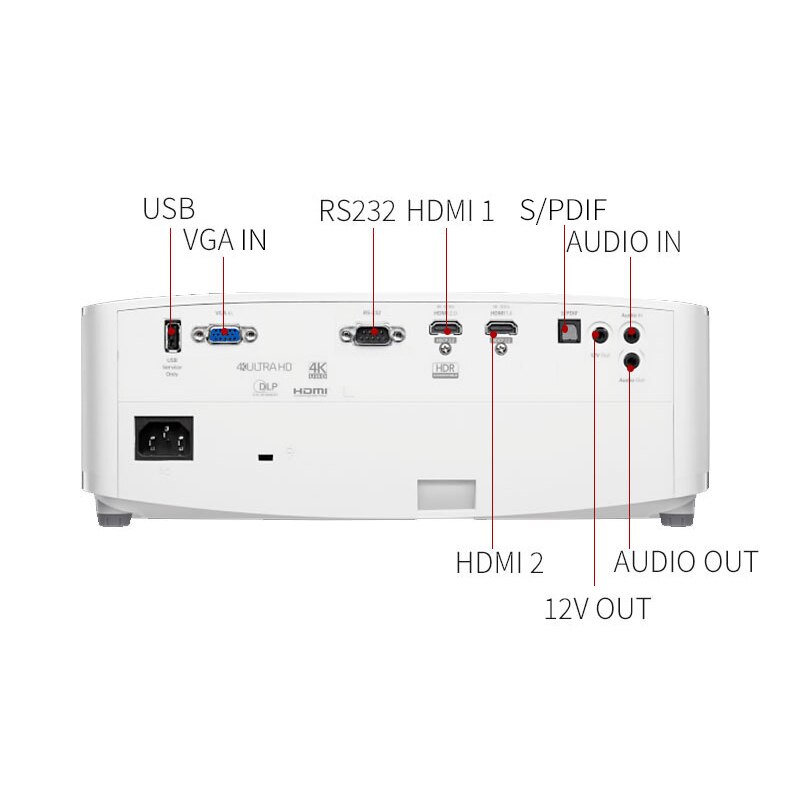 מקרן Optoma UHD38 4K / UHD אופטומה — תמונה 2