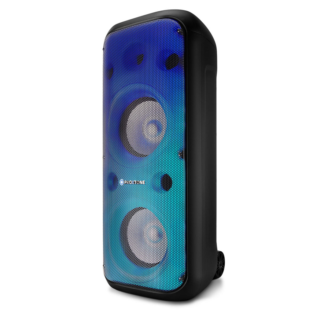 בידורית קריוקי Proxtone AirLight-1000 כולל תאורה ו-2 מיק' אלחוטיים — תמונה 6