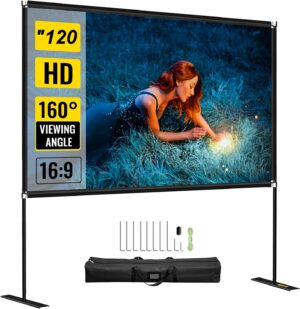 מסך הקרנה נייד מתקפל בגודל 100" Jeason Screen