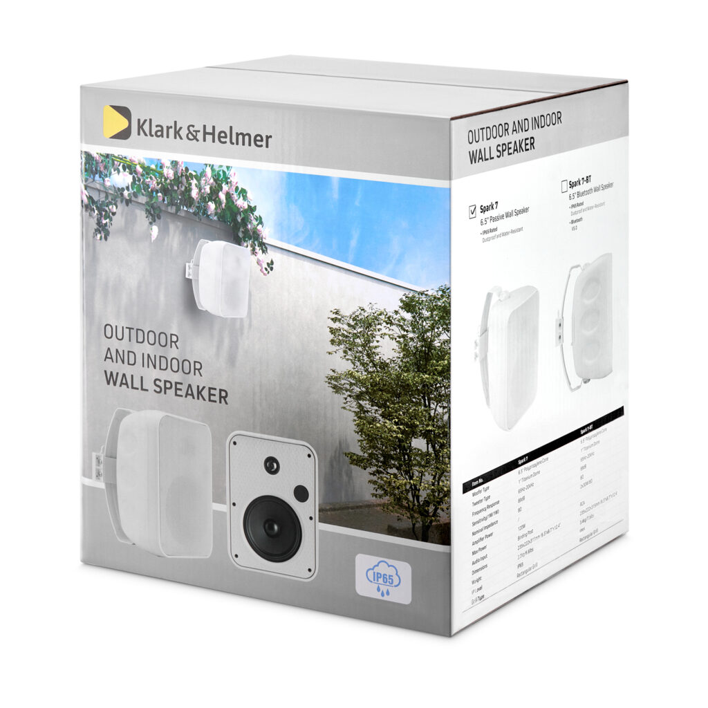 זוג רמקולים Bluetooth דגם Klark&Helmer Spark 7 — תמונה 5