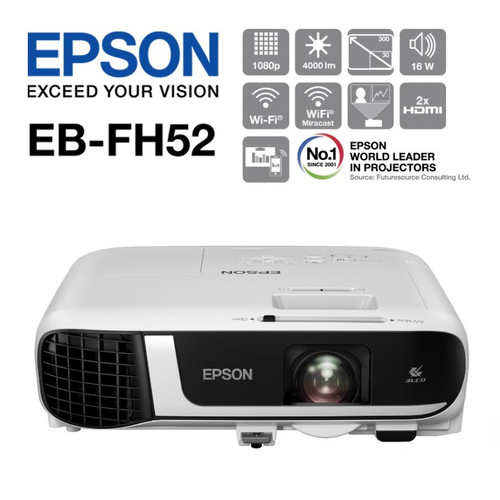 מקרן Epson EB-FH52 אפסון — תמונה 2