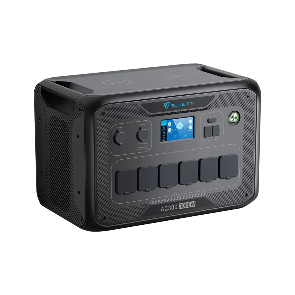 גנרטור חשמלי סולארי BLUETTI AC300 | יחידה ראשית — תמונה 4