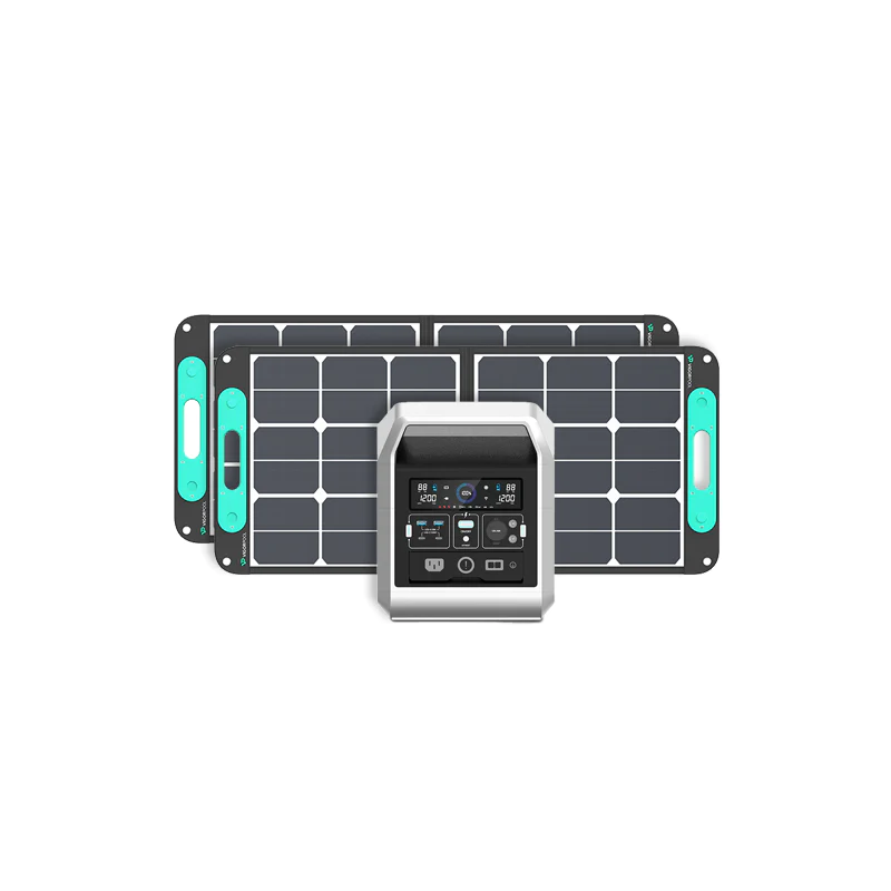 קיט הכולל : גנרטור סולארי Captain 1200 + פנל 200W Solar של המותג VigorPool