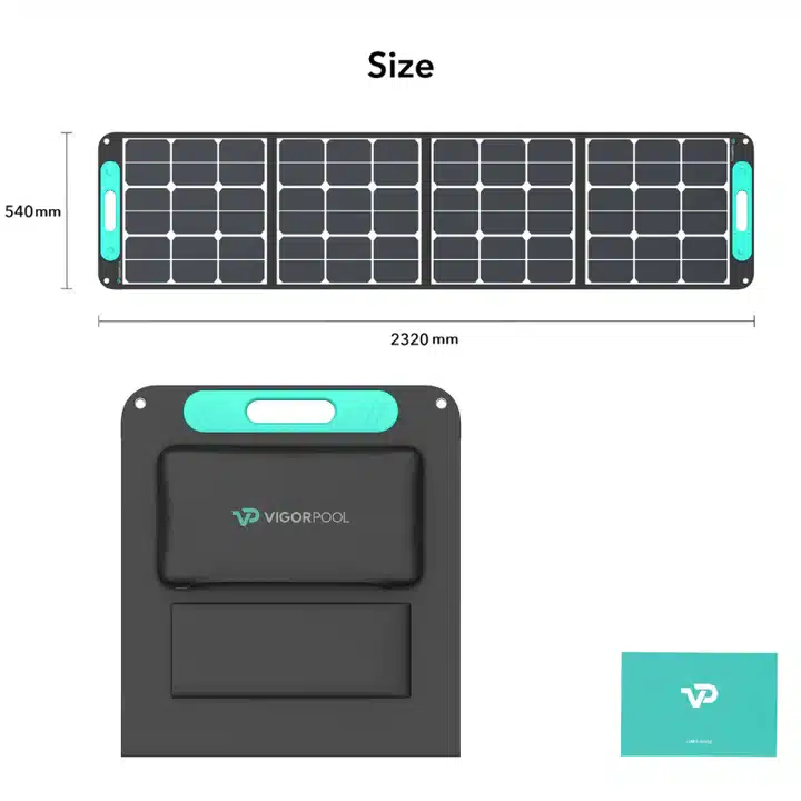 פאנל סולארי VigorPool 200W Solar Panel SunPower — תמונה 5