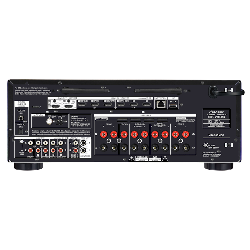 רסיבר PIONEER VSX-935 — תמונה 2