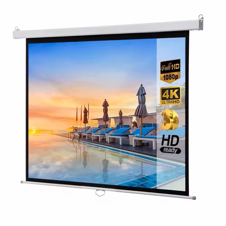 מסך הקרנה חשמלי 1.52 מטר Jeason Screen Blue Diamond — תמונה 4