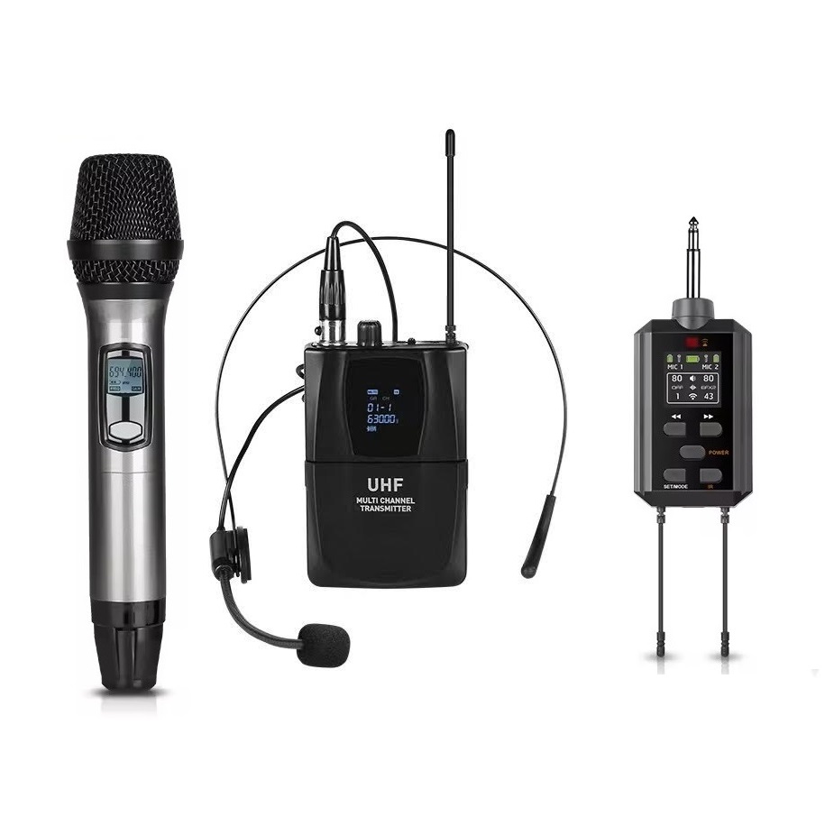 סט מיקרופון אלחוטי + מדונה אלחוטית TRX Audio Airline 3 + אקו + רסיבר נטען