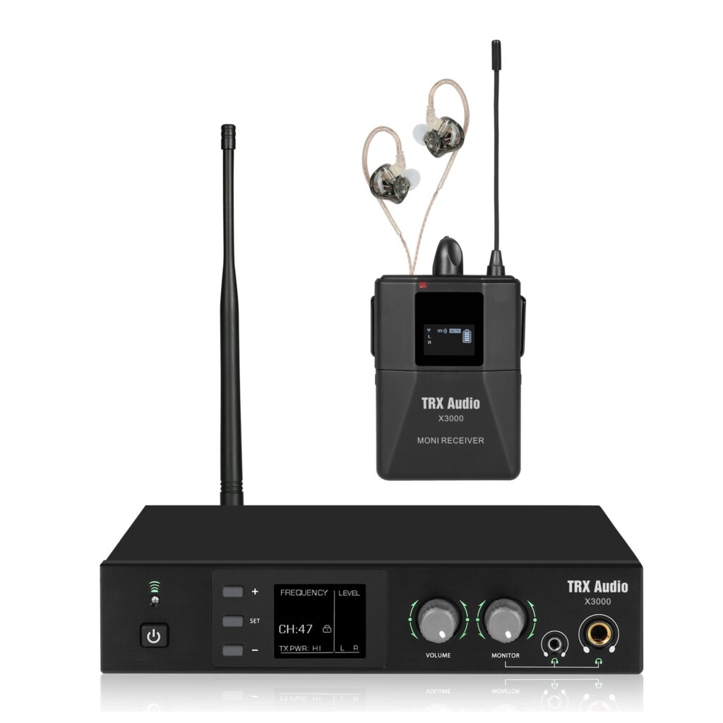 מוניטור אלחוטי TRX Audio X3000-New In Ear