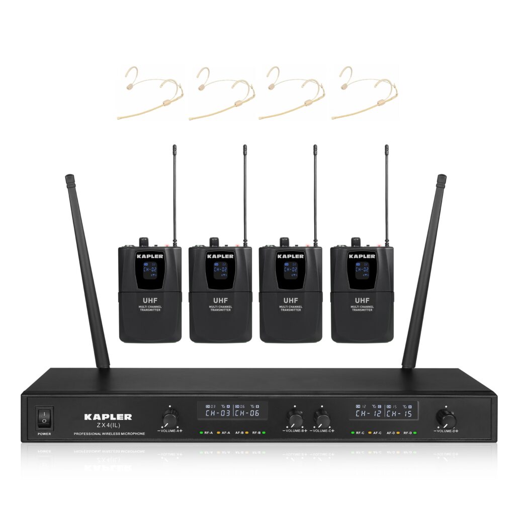 סט 4 מדונות אלחוטיות Kapler ZX-4