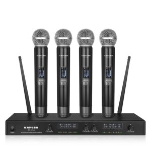 סט 4 מיקרופונים אלחוטיים Kapler ZX-4
