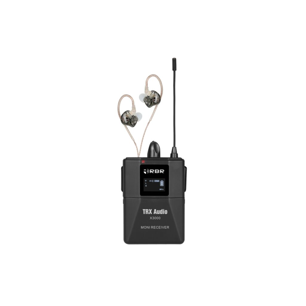 מוניטור אלחוטי TRX Audio X3000-New In Ear (תוספת למערכת)