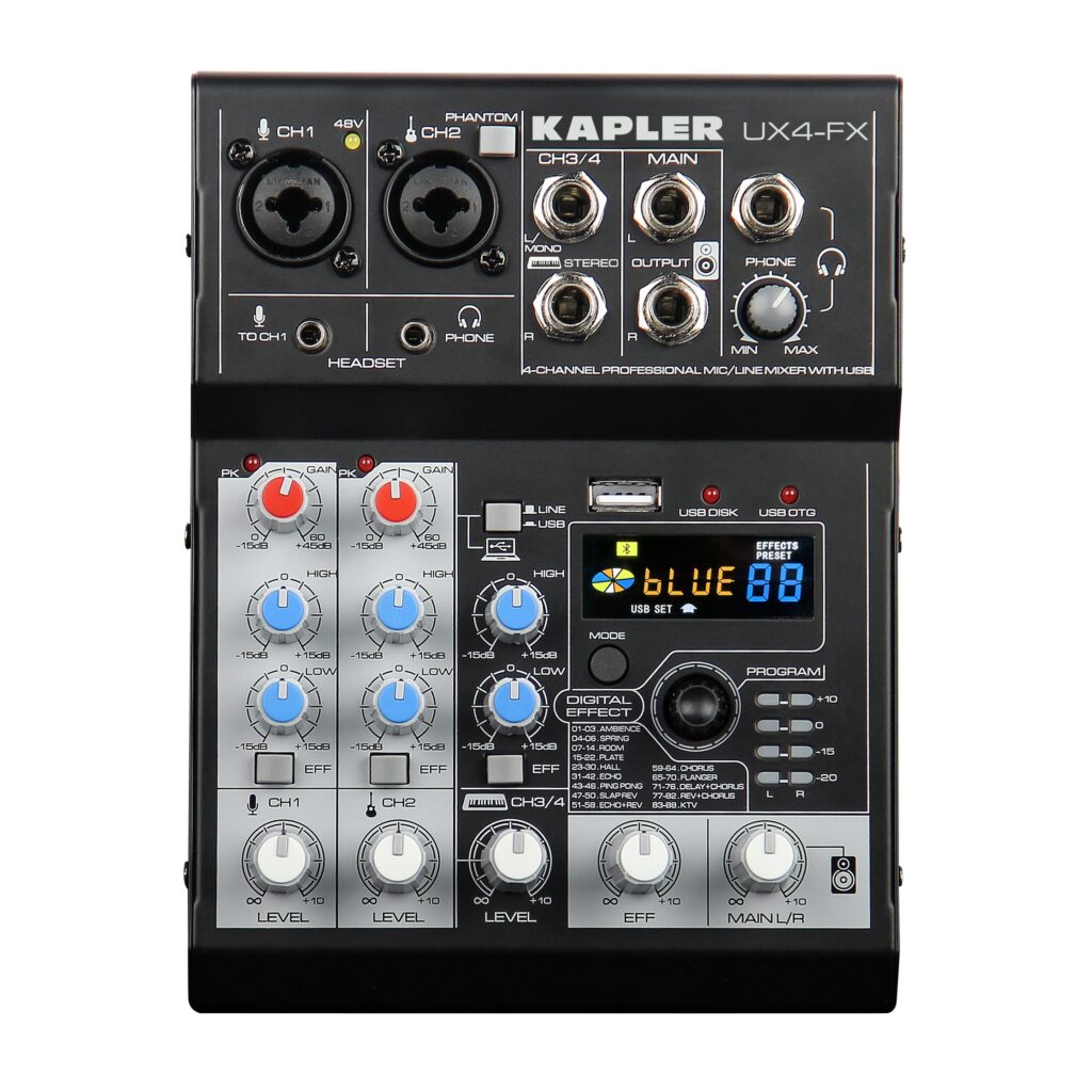 מיקסר Kapler UX4-FX +Bluetooth