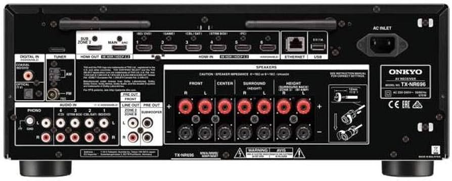 סט רמקולים שקועים  IV6 R ומגבר ONKYO 696 — תמונה 2