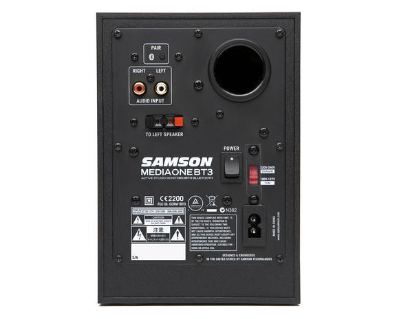 זוג מוניטורים SAMSON MediaOne BT4 Bluetooth Monitors — תמונה 3