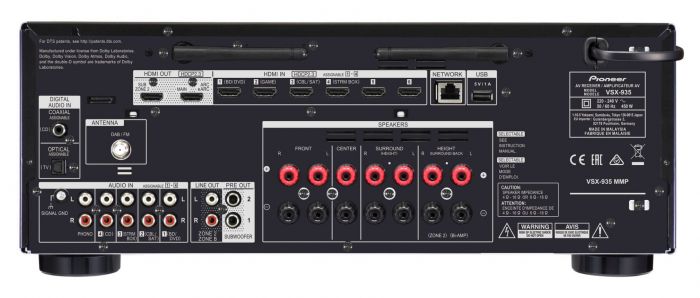 סט זוג רמקולים שקועים KLIPSCH ומגבר PIONEER — תמונה 5
