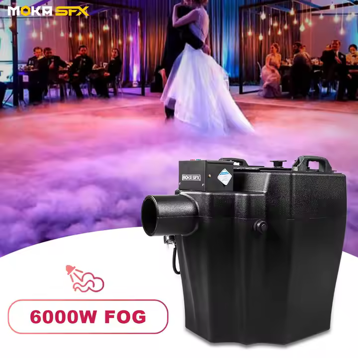מכונת עשן כבד קרח יבש MOKA SFX MK-F12 6000W — תמונה 3