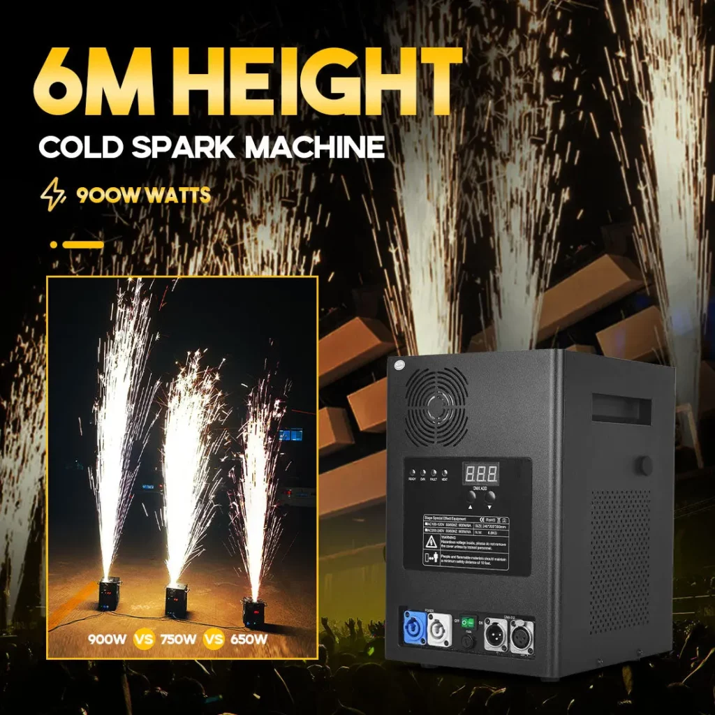 מכונת זיקוקים קרים MOKA SFX MK-E22 900W — תמונה 3