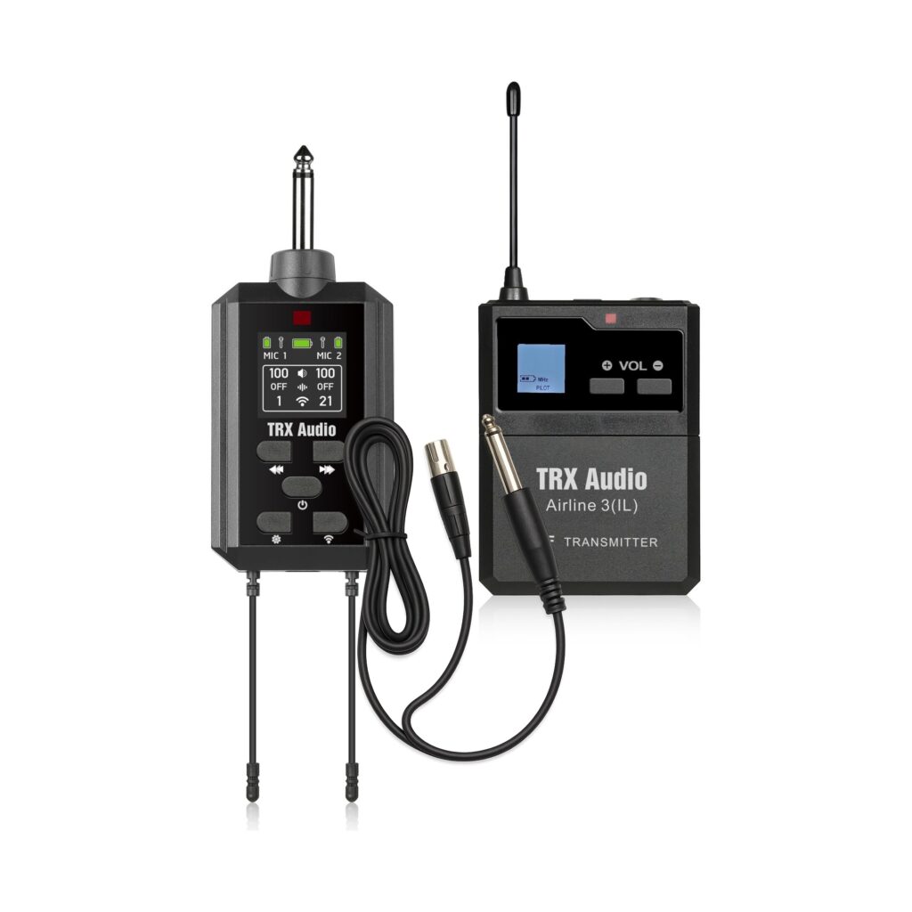 מערכת אלחוטית - משדר אלחוטי מקצועי לגיטרה TRX Audio Line3