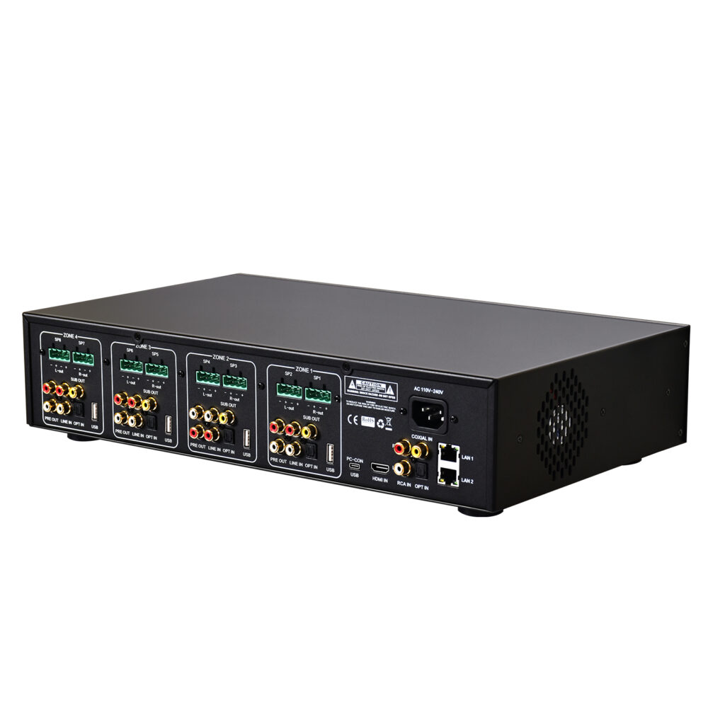 רסיבר חכם 4 אזורים Klark&Helmer Ultra Multi Room4 — תמונה 3