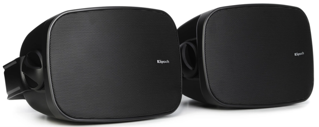 זוג רמקולים לגינה Klipsch RSM-800 (שחור) — תמונה 4