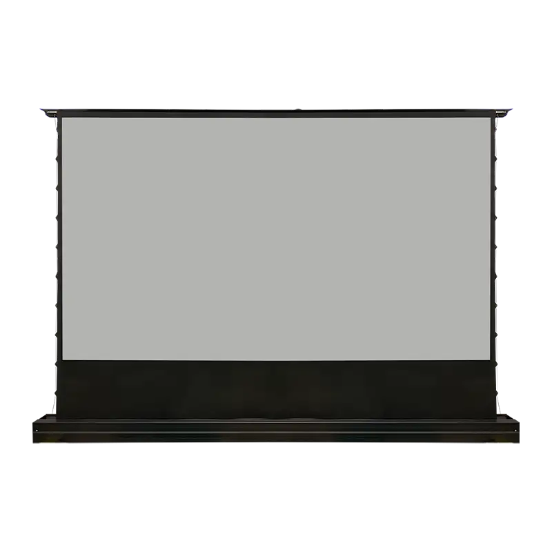 מסך הקרנה חשמלי מדפי למקרן לייזר Jeason Screen בגודל 120" Grey Crystal — תמונה 2