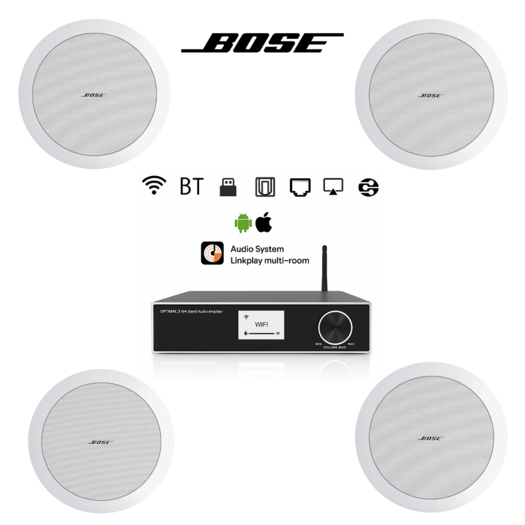מערכת 4 רמקולים שקועים Bose FreeSpace Pack