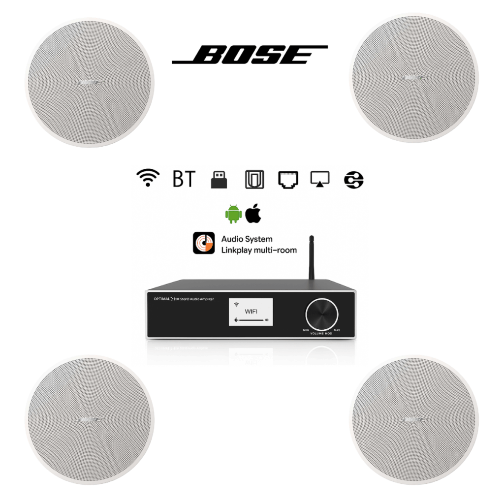 מערכת 4 רמקולים שקועים Bose DesaginMax Pack