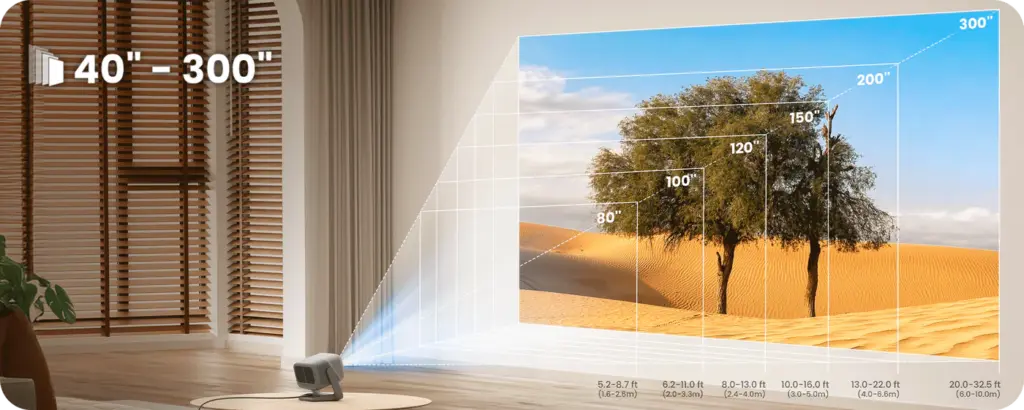 מקרן לייזר חכם JMGO N3-J93 4K Tri-laser — תמונה 6