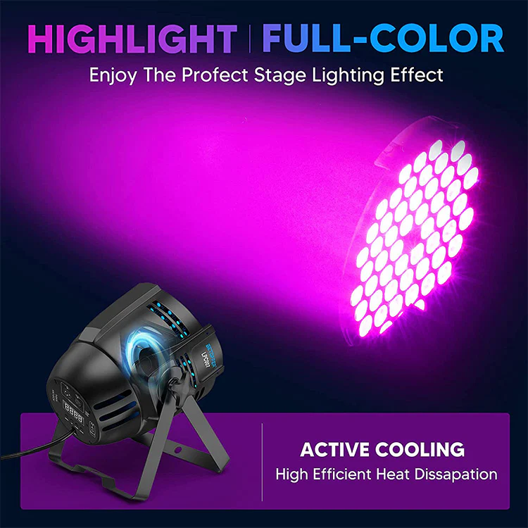 פנס שטיפה (LPC007 (LED 54x3W RGB — תמונה 4