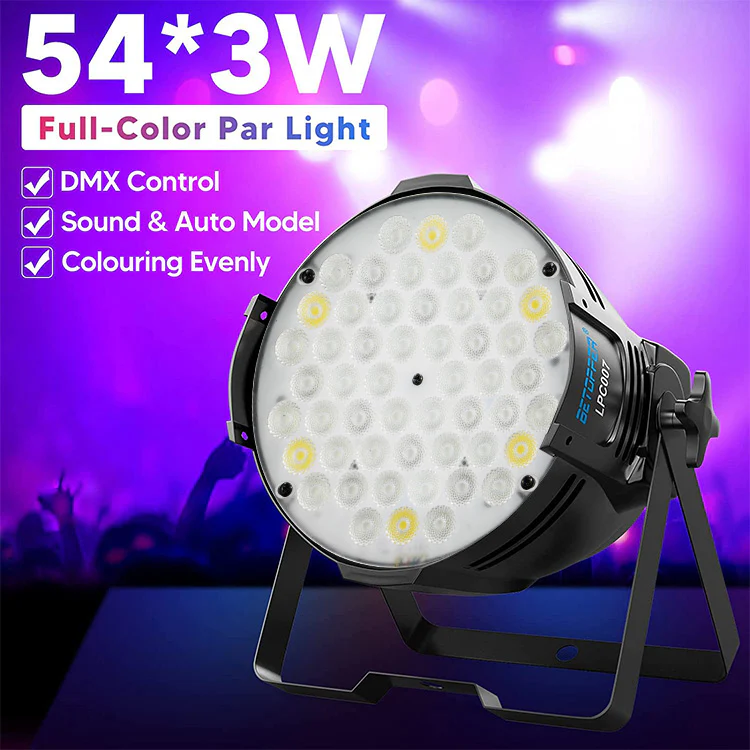 פנס שטיפה (LPC007 (LED 54x3W RGB — תמונה 6