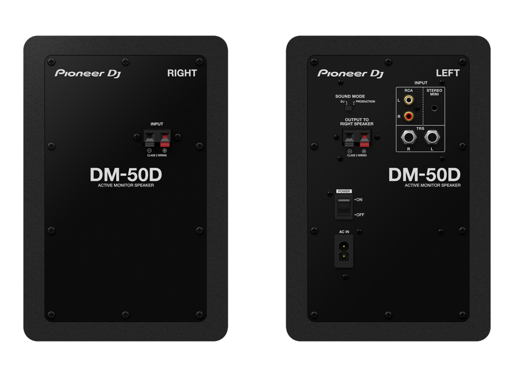 מוניטורים אולפניים Pioneer DM-50D (שחור) — תמונה 3