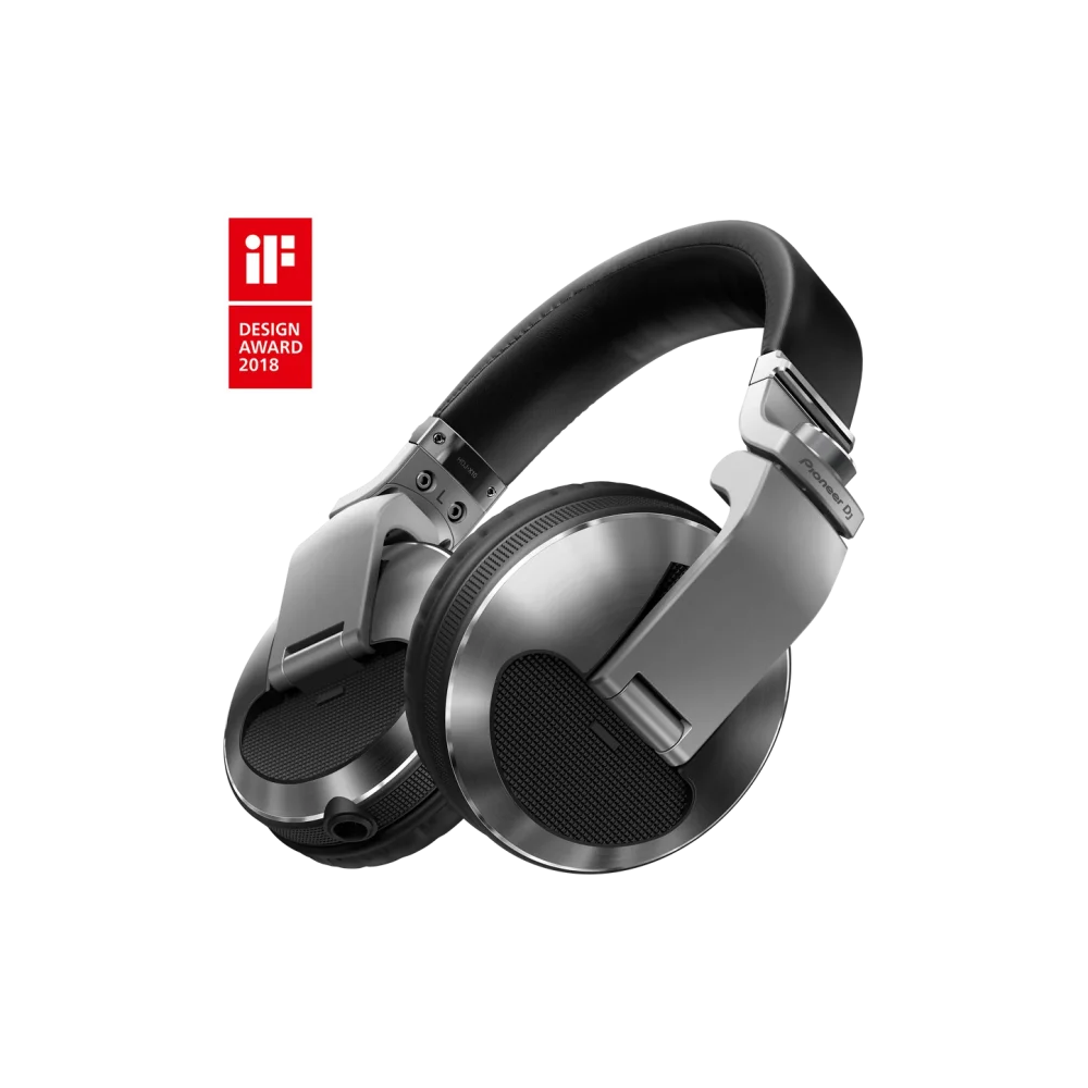 אוזניות DJ מקצועיות Pioneer DJ HDJ-X10-S – (צבע כסף/שחור)