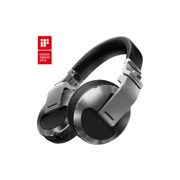 אוזניות DJ מקצועיות Pioneer DJ HDJ-X10-S – (צבע כסף/שחור)